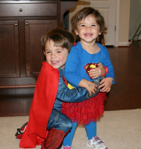 Superman and Supergirl